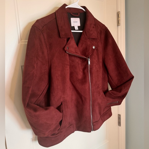 Old Navy Sueded Knit Moto Jacket - Size XL - Worn once - Picture 3 of 4